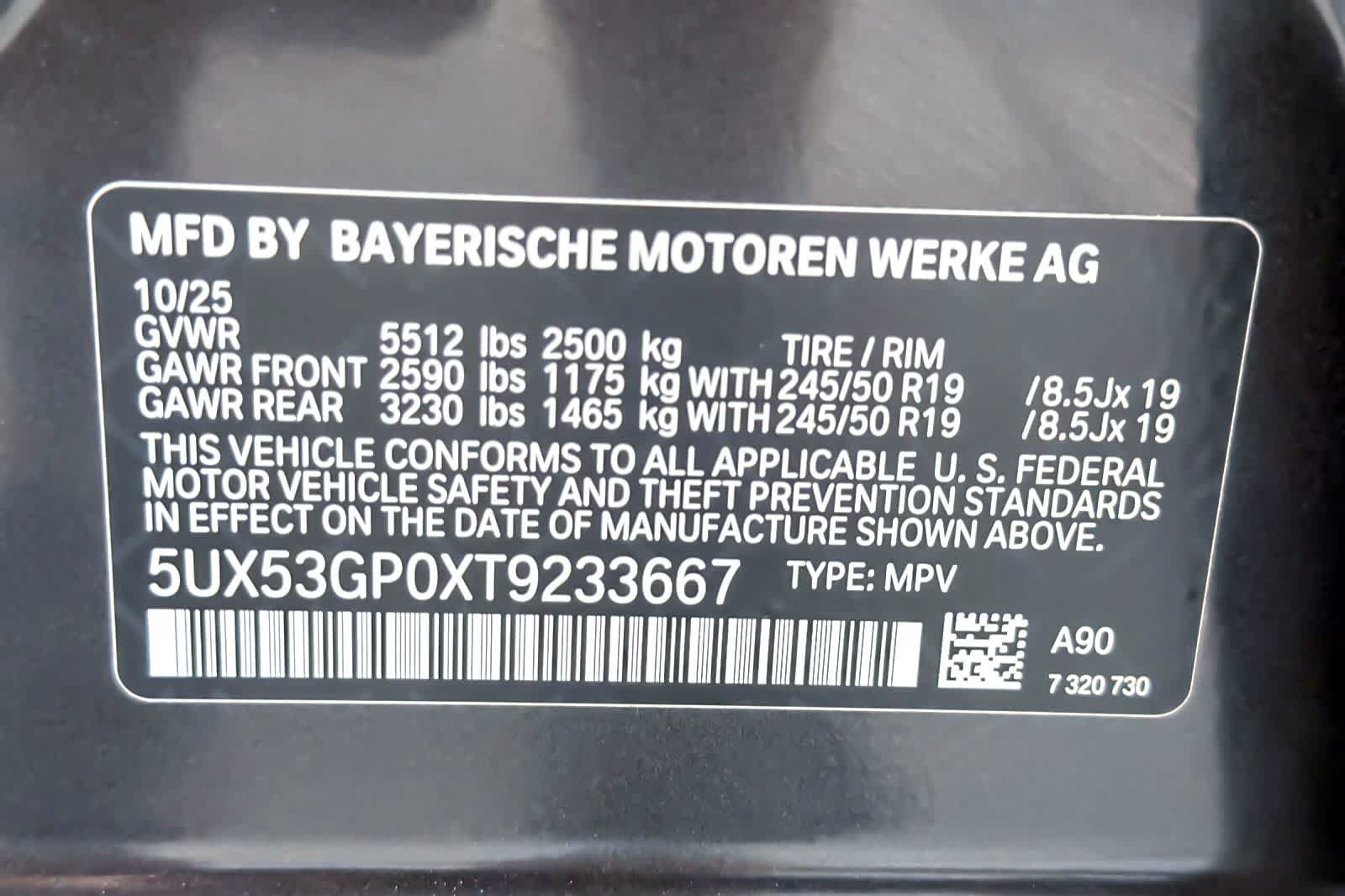 Used 2026 BMW X3 xDrive30i w/ Convenience Package AWD/4WD image 26