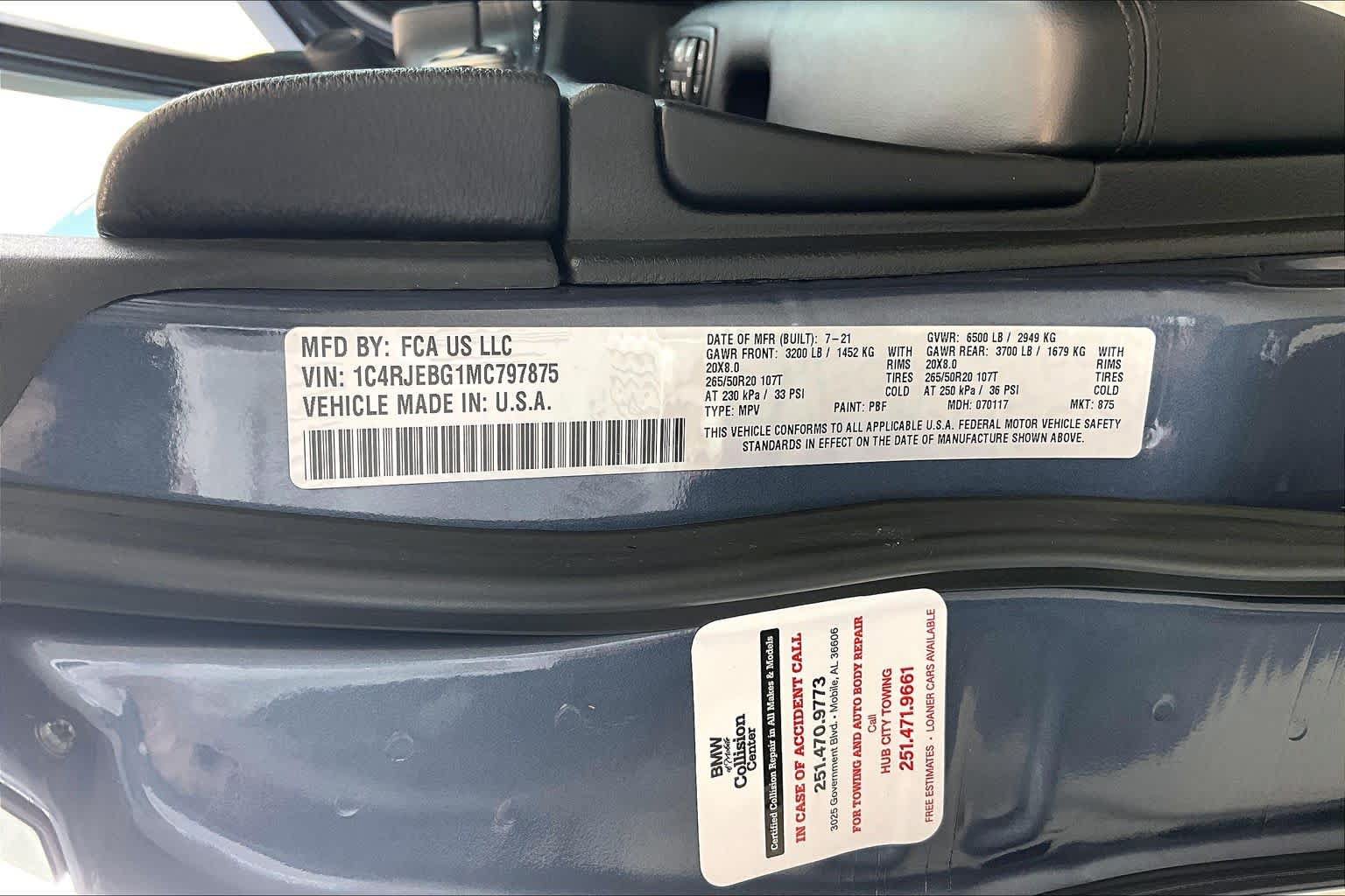 Used 2021 Jeep Grand Cherokee Limited RWD image 35