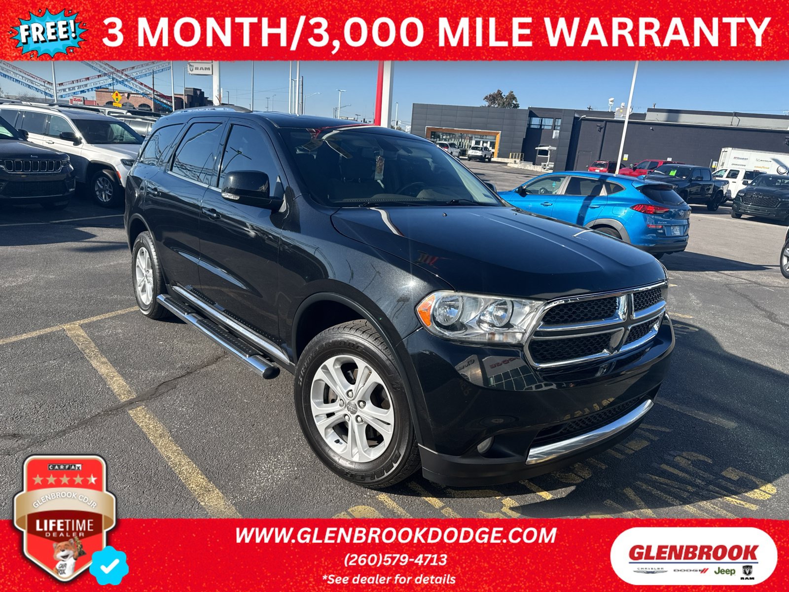 Used 2012 Dodge Durango Crew w/ Entry Nav/Commuter Group AWD/4WD image 1