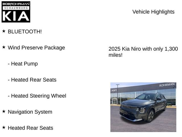 New 2025 Kia Niro Wind w/ Wind Preserve Package FWD image 7