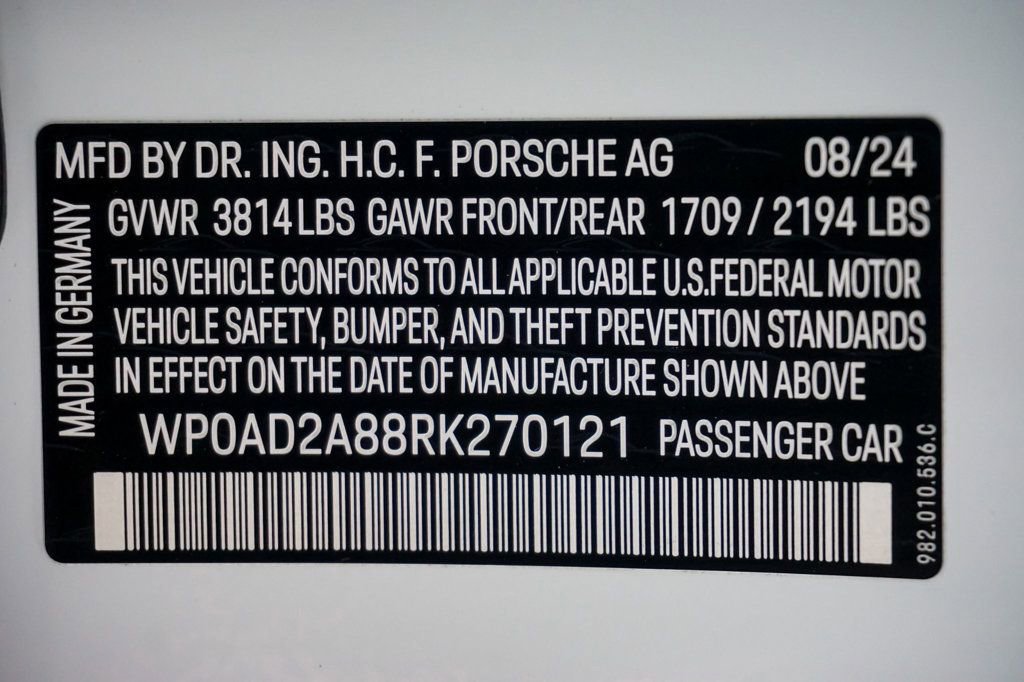 Used 2024 Porsche 718 Cayman GT4 image 20