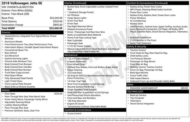 Used 2018 Volkswagen Jetta SE FWD image 23