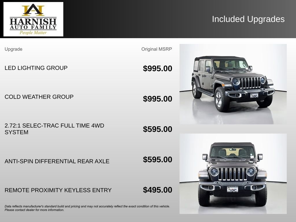 Used 2019 Jeep Wrangler Unlimited Sahara image 8