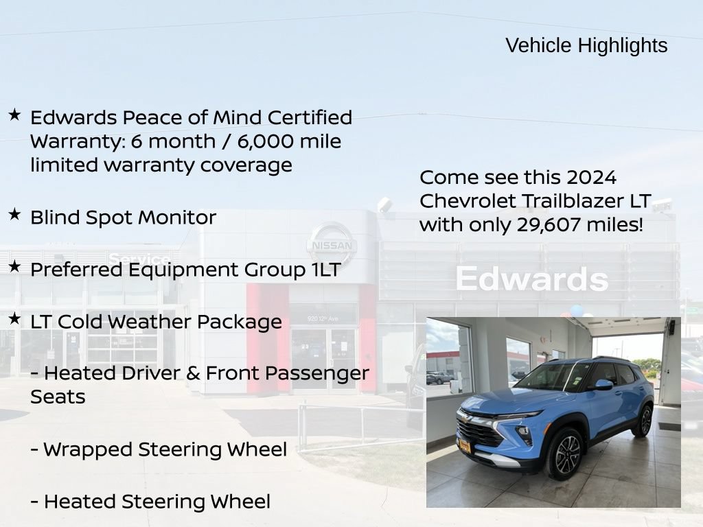 Used 2024 Chevrolet TrailBlazer LT w/ Convenience Package AWD/4WD image 11