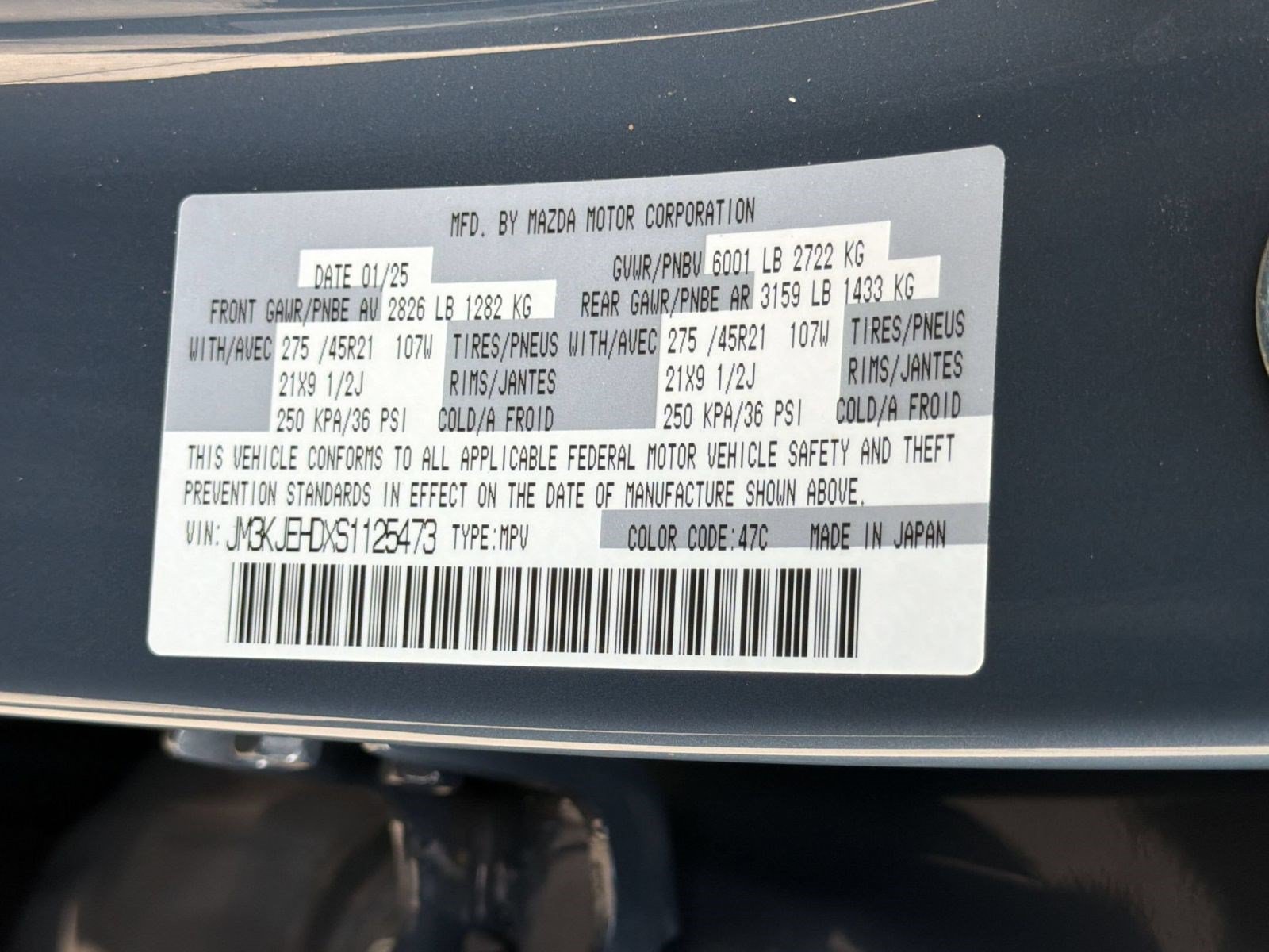 Used 2025 MAZDA CX-70 3.3 Turbo w/ Premium Plus Pkg AWD/4WD image 26