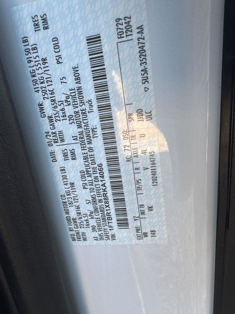 Used 2024 Ford Transit 250 148 High Roof w/ Load Area Protection Package image 16