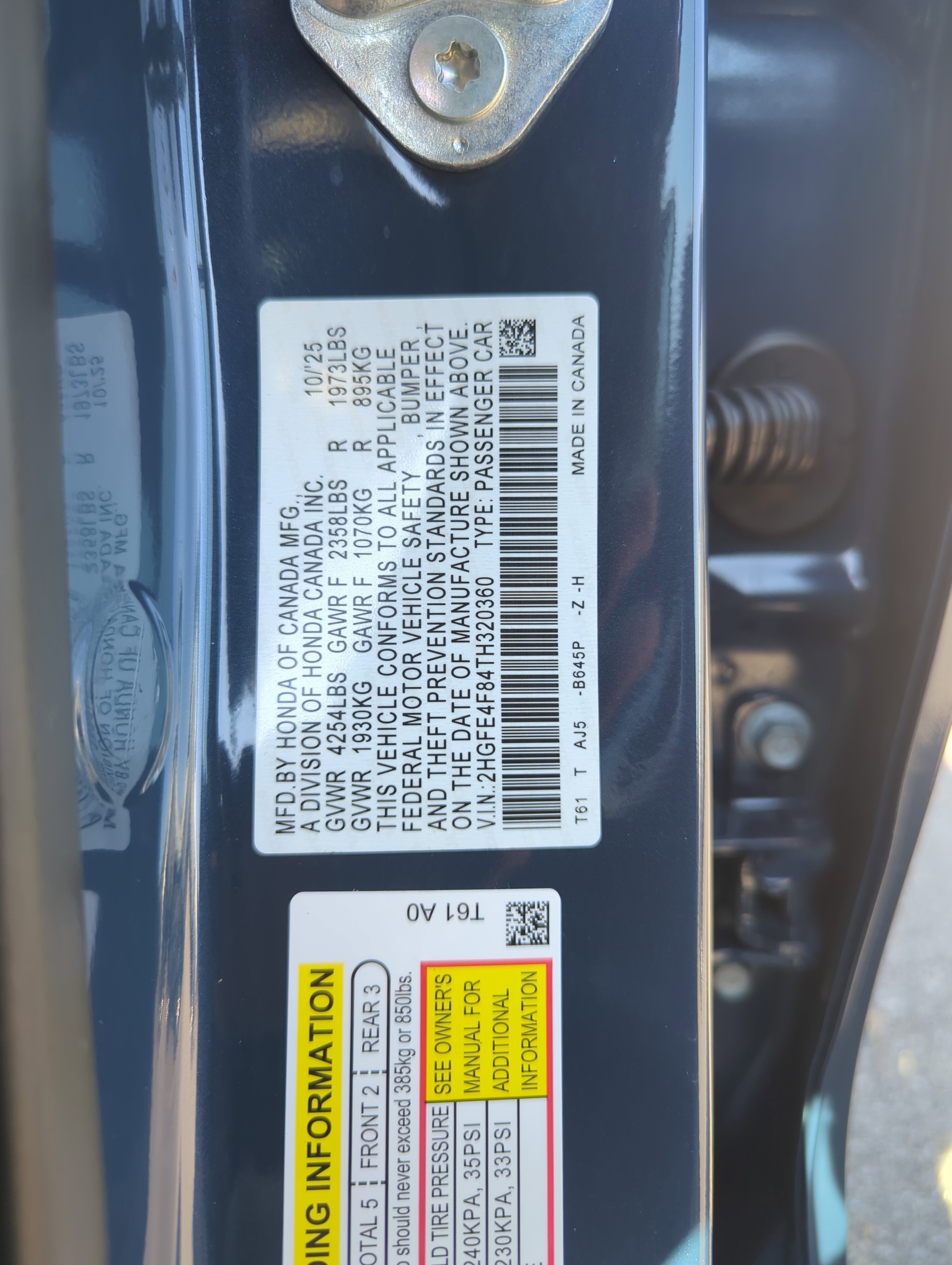 Certified 2026 Honda Civic Sport Touring image 36