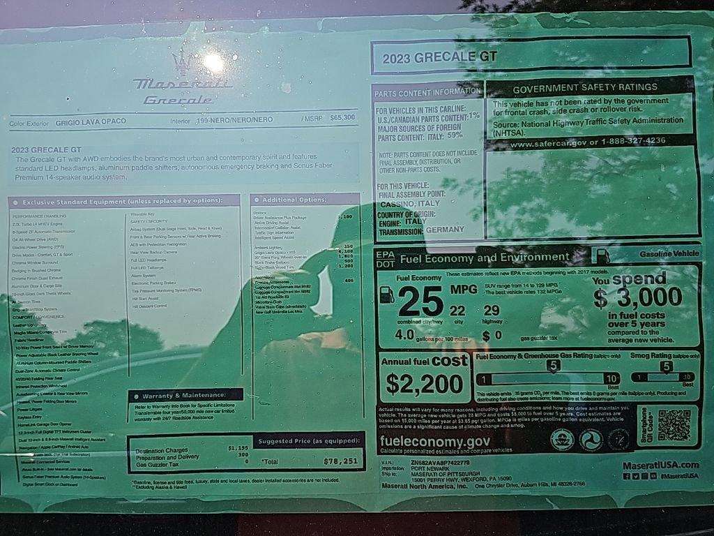 New 2023 Maserati Grecale GT image 31