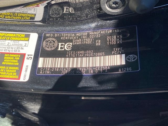 Used 2022 Toyota Camry SE image 24