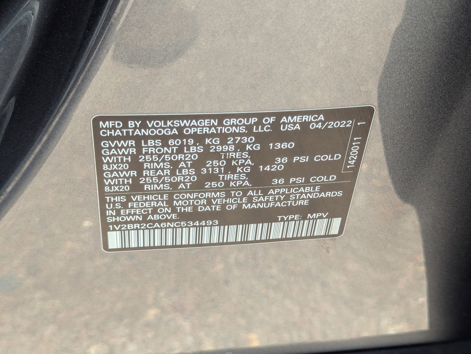 Used 2022 Volkswagen Atlas SEL image 35