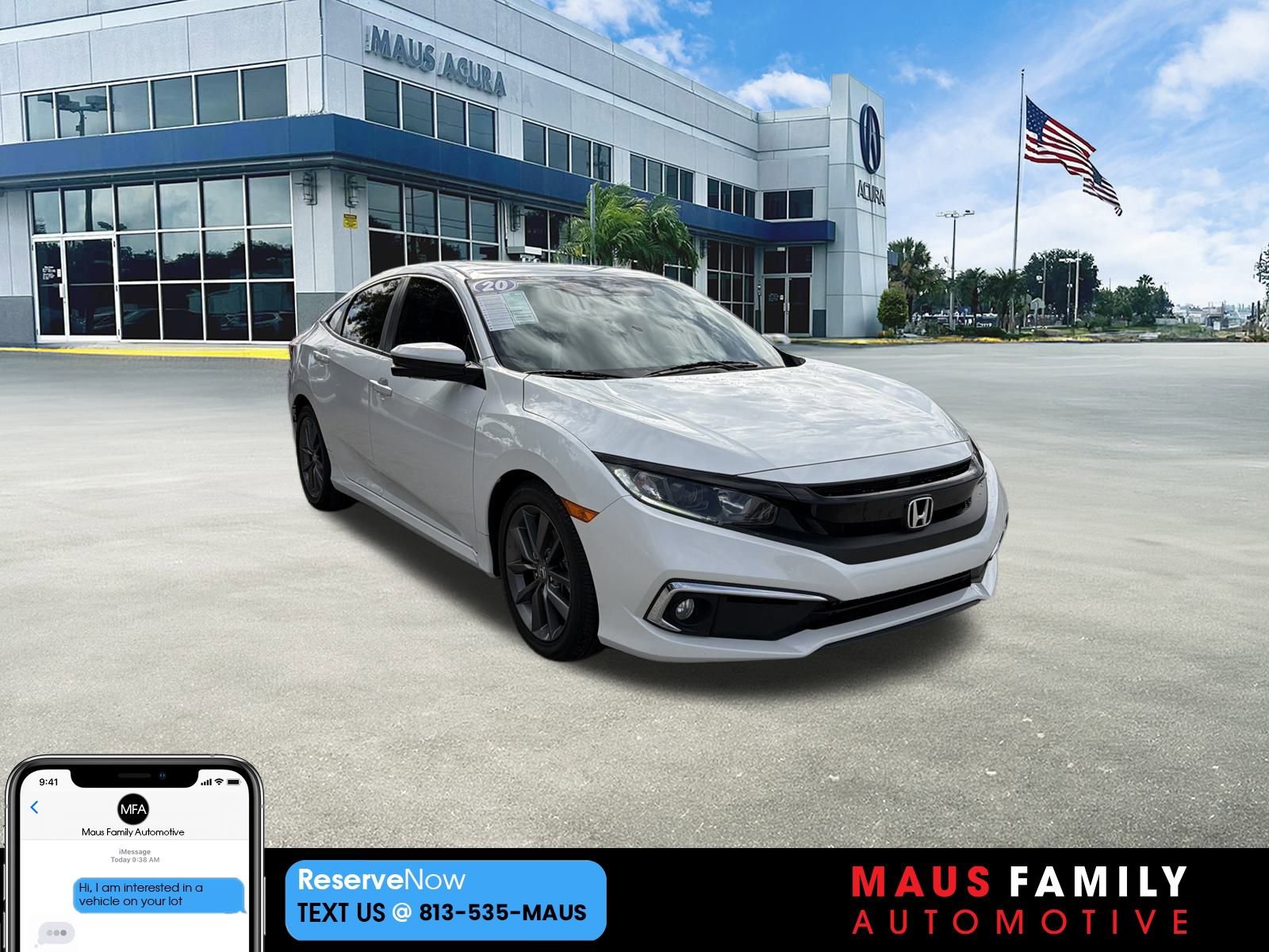 Used 2020 Honda Civic EX