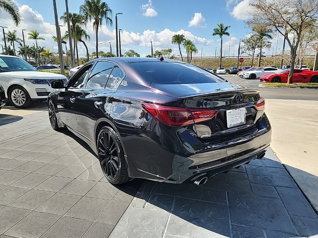 Used 2023 INFINITI Q50 Red Sport 400 w/ Black Opal Edition image 12