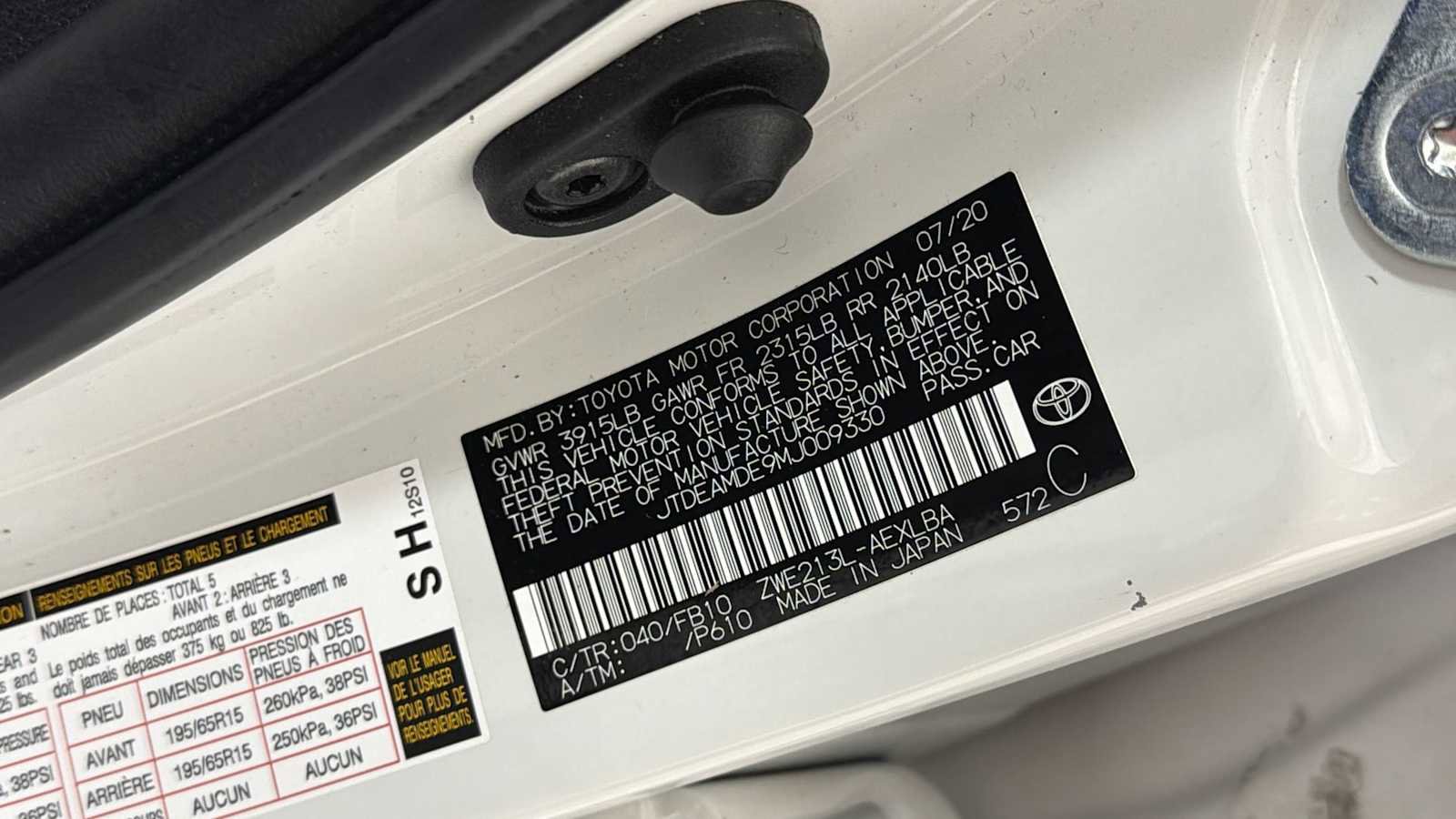 Certified 2021 Toyota Corolla LE FWD image 11