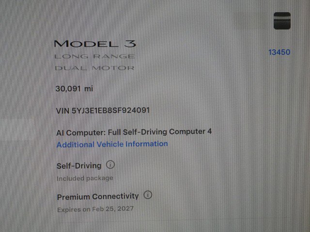 Used 2025 Tesla Model 3 AWD/4WD image 4