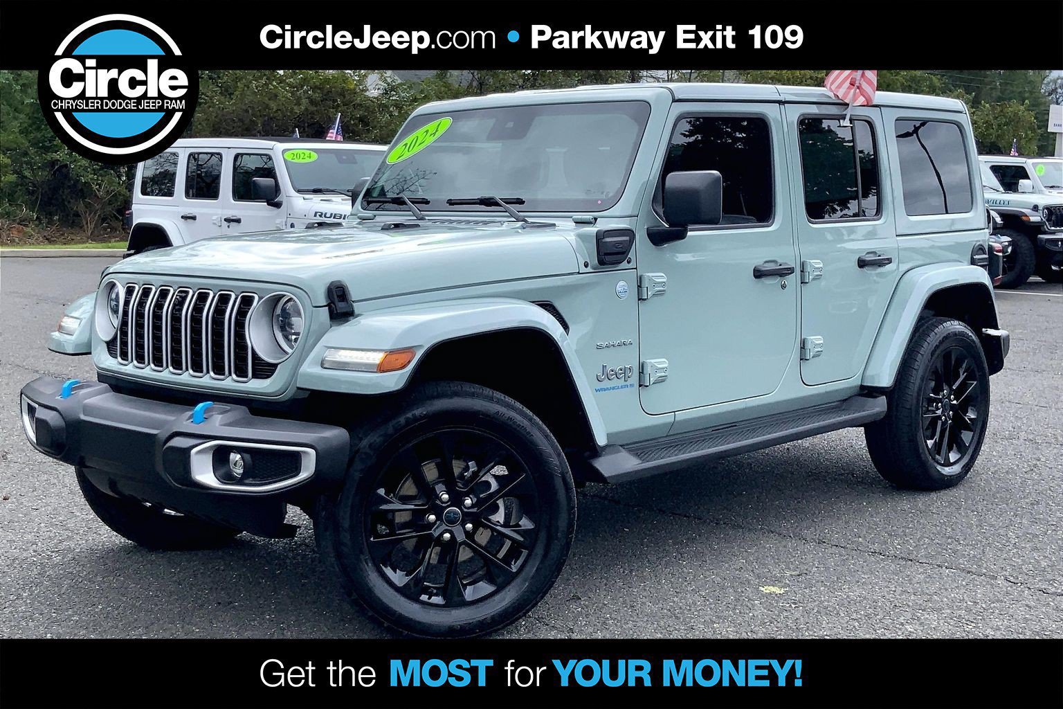 Certified 2024 Jeep Wrangler Unlimited Sahara w/ Technology Group AWD/4WD 360° Tour