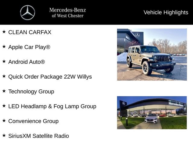 Used 2022 Jeep Wrangler Unlimited Willys image 5