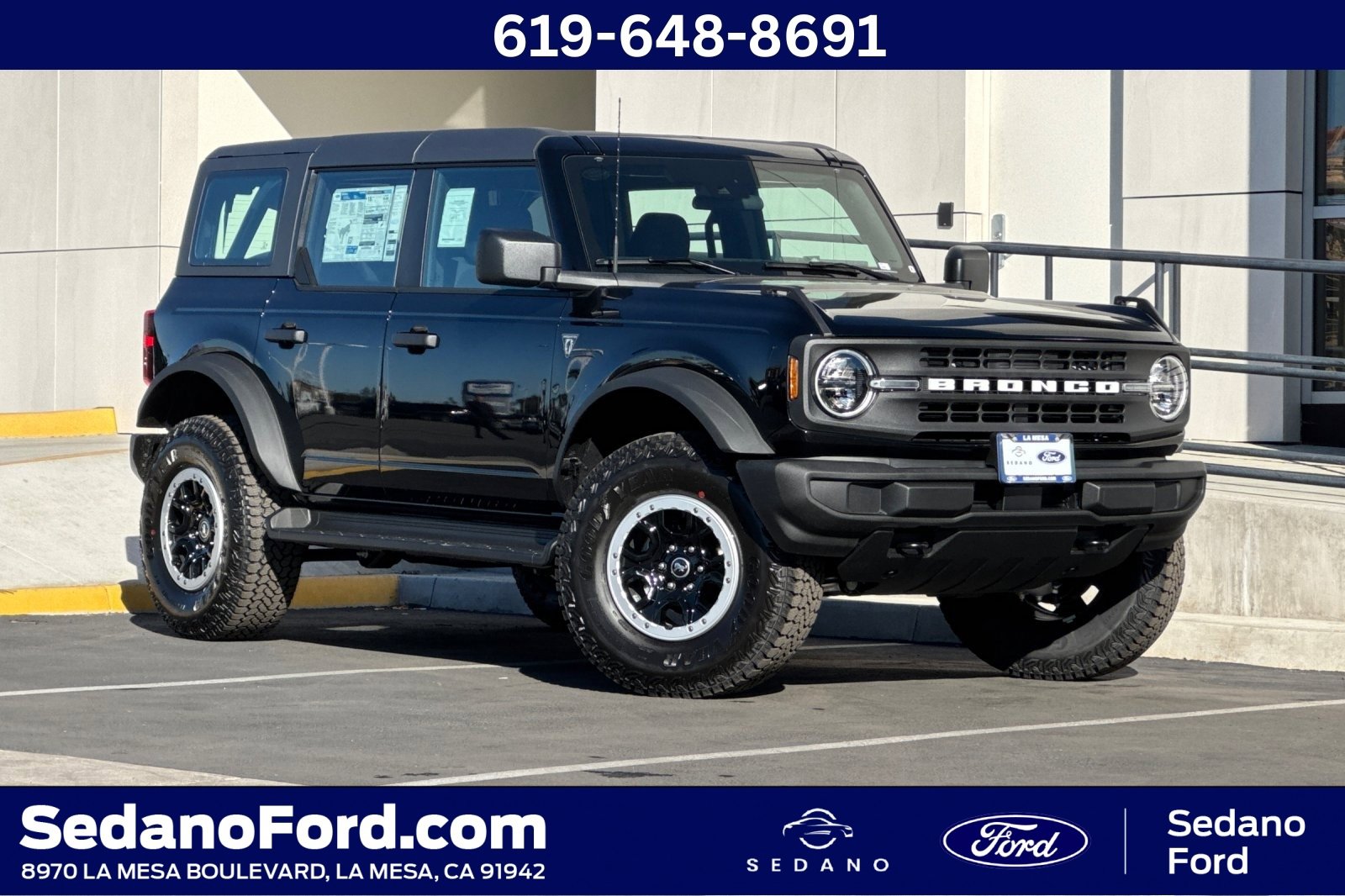 New 2025 Ford Bronco Base w/ Sasquatch Package