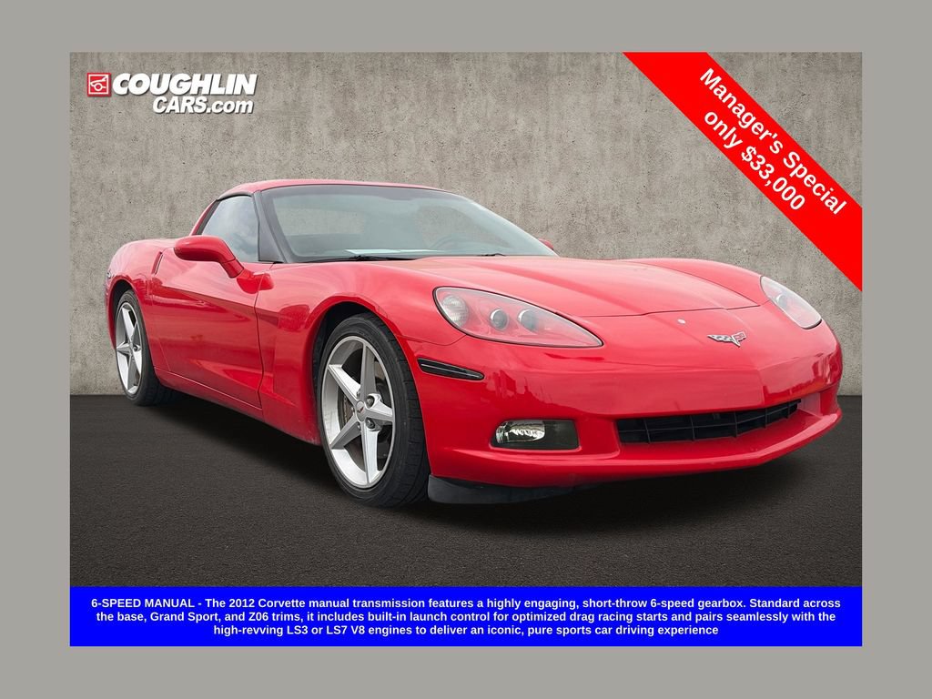 Used 2012 Chevrolet Corvette Coupe w/ 2LT Preferred Equipment Group