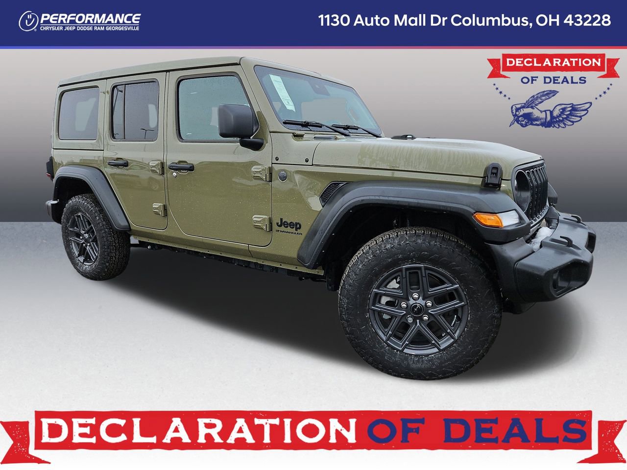 New 2025 Jeep Wrangler Sport S