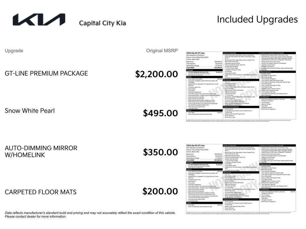 New 2026 Kia K5 GT-Line w/ GT-Line Premium Package image 2
