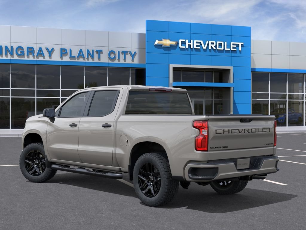 New 2026 Chevrolet Silverado 1500 Custom w/ Turbomax Blackout Package RWD image 3