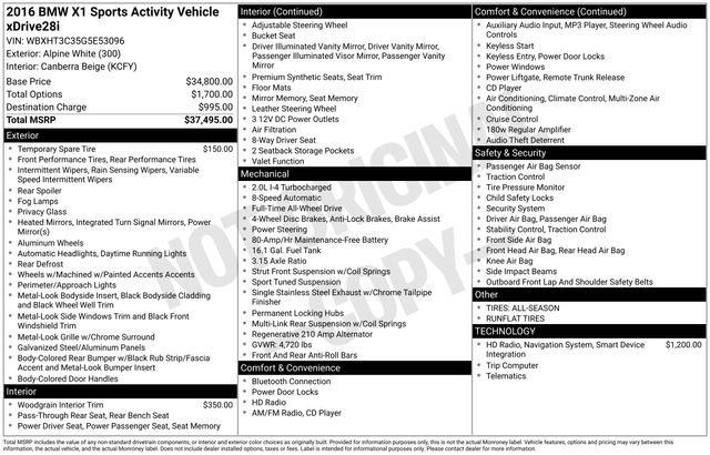 Used 2016 BMW X1 xDrive28i image 46