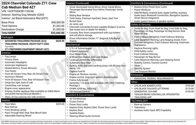 Used 2024 Chevrolet Colorado Z71 w/ Advanced Trailering Package image 6