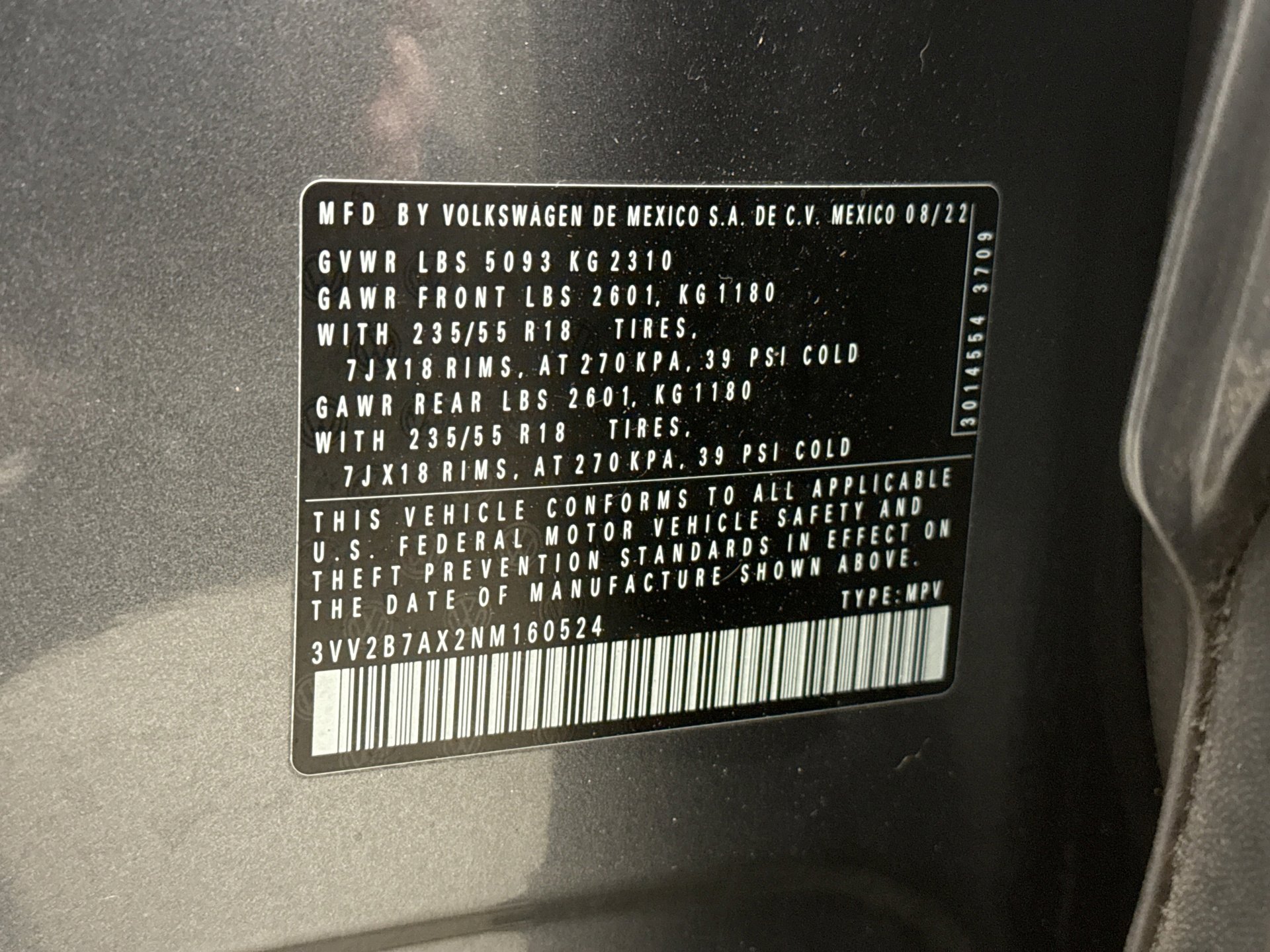 Used 2022 Volkswagen Tiguan SE image 24