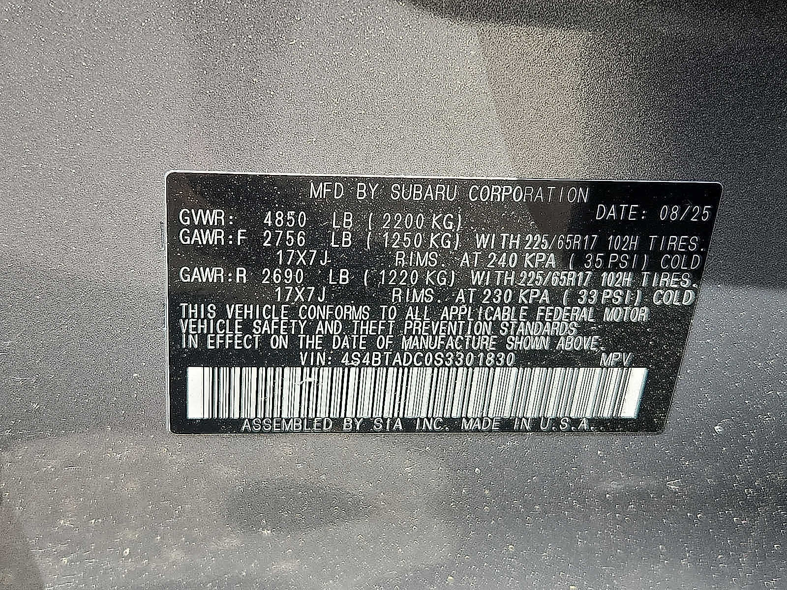 Used 2025 Subaru Outback Premium AWD/4WD image 23