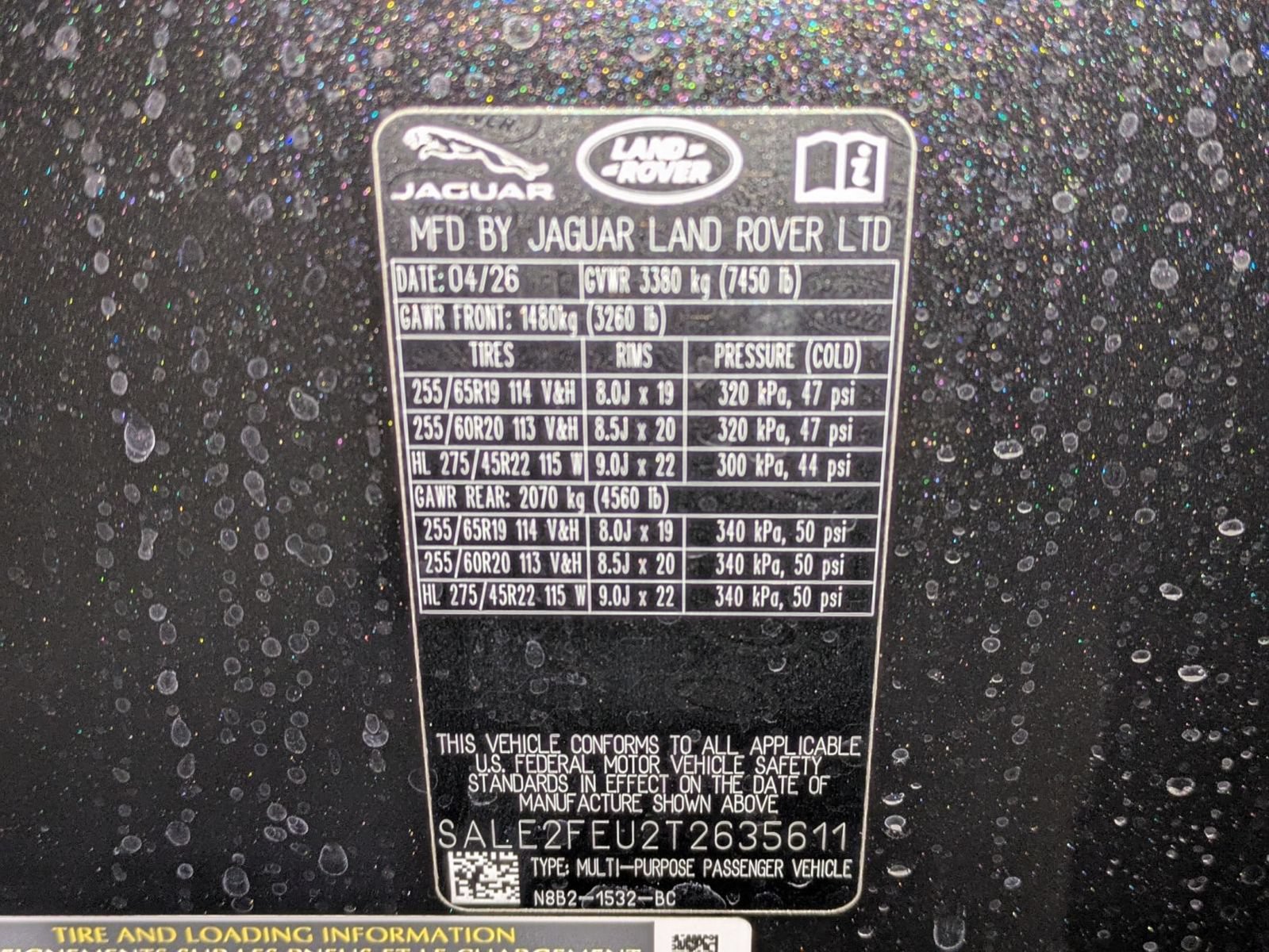 New 2026 Land Rover Defender 130 X-Dynamic SE AWD/4WD image 31