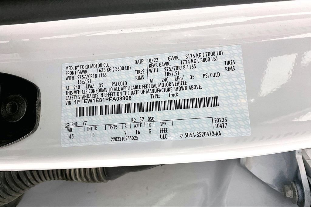 Used 2023 Ford F150 Tremor w/ Bed Utility Package image 40