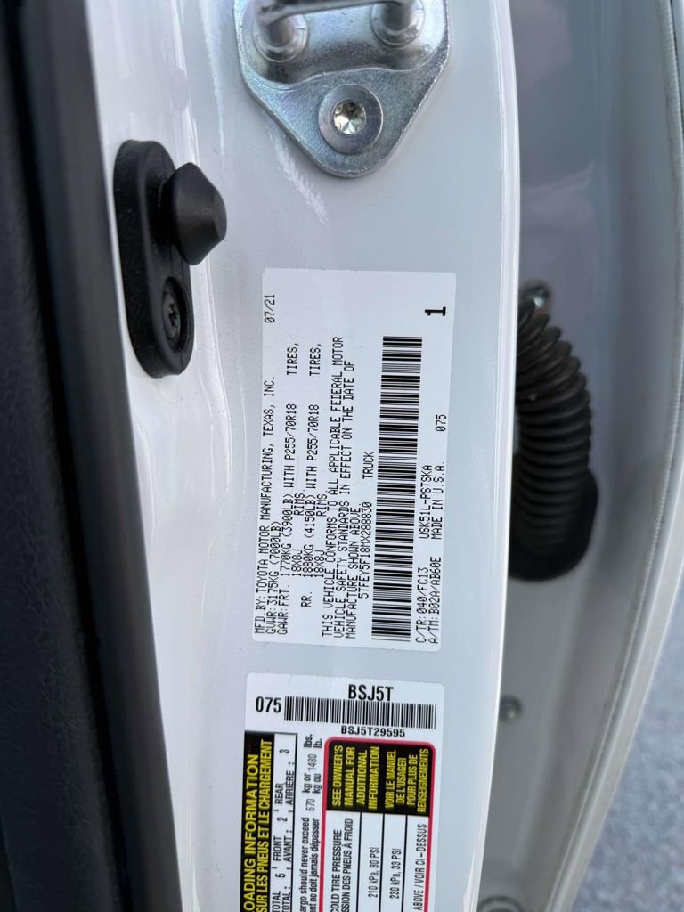 Used 2021 Toyota Tundra SR5 w/ SX Package RWD image 9