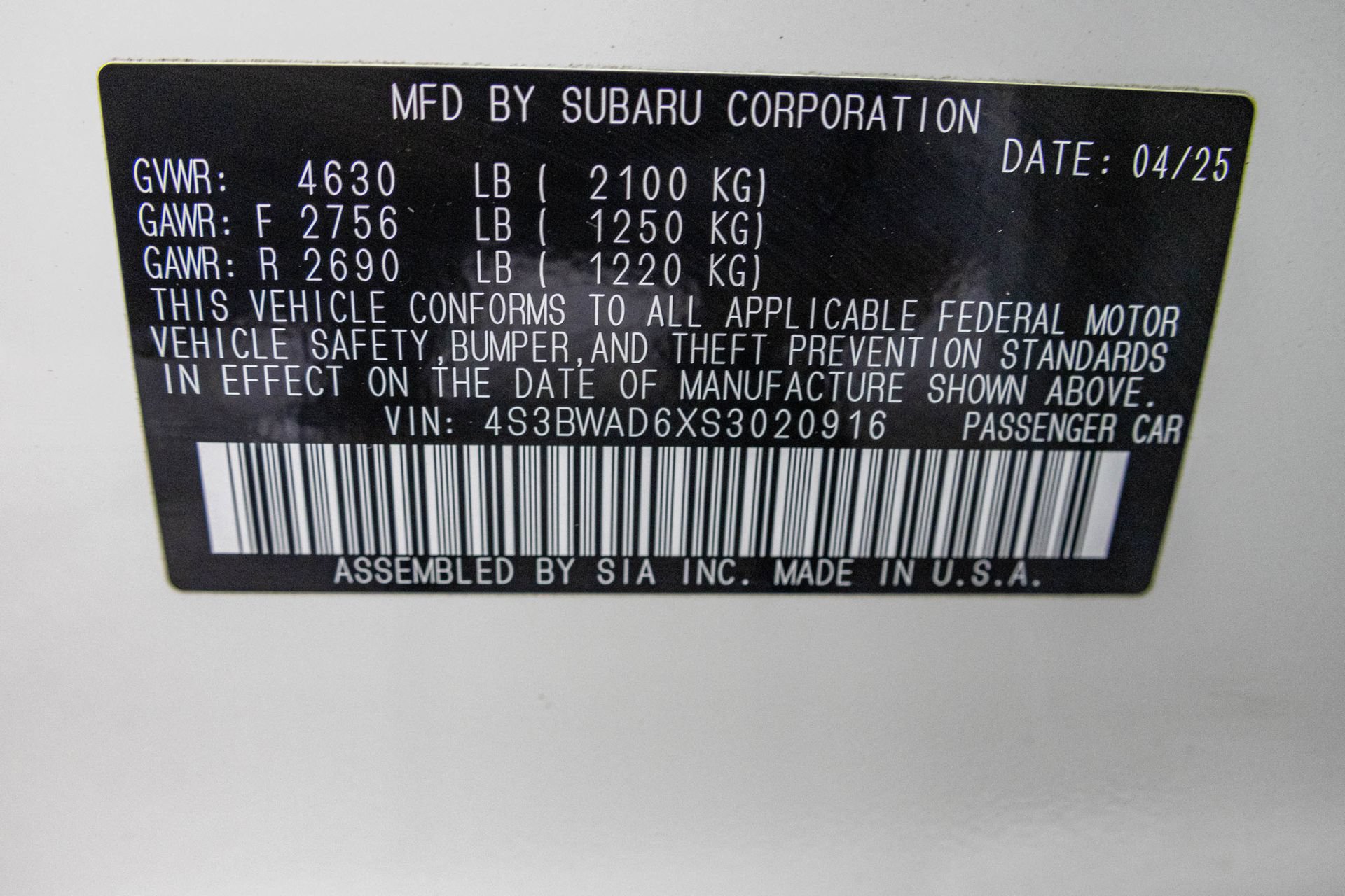 Used 2025 Subaru Legacy Premium AWD/4WD image 53