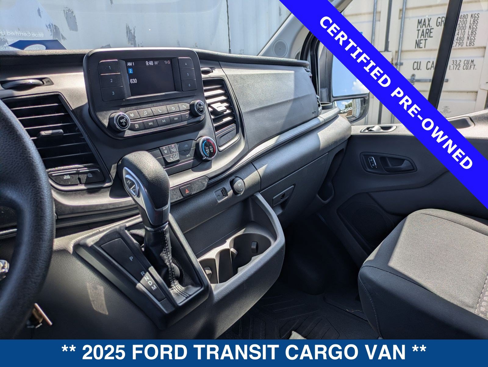 Certified 2025 Ford Transit 250 Low Roof w/ Exterior Upgrade Package RWD image 28