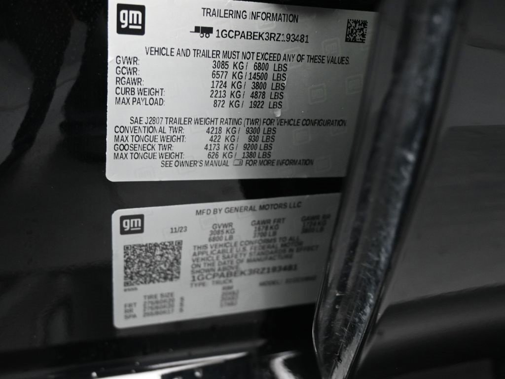 Used 2024 Chevrolet Silverado 1500 Custom w/ Turbomax Blackout Package image 20