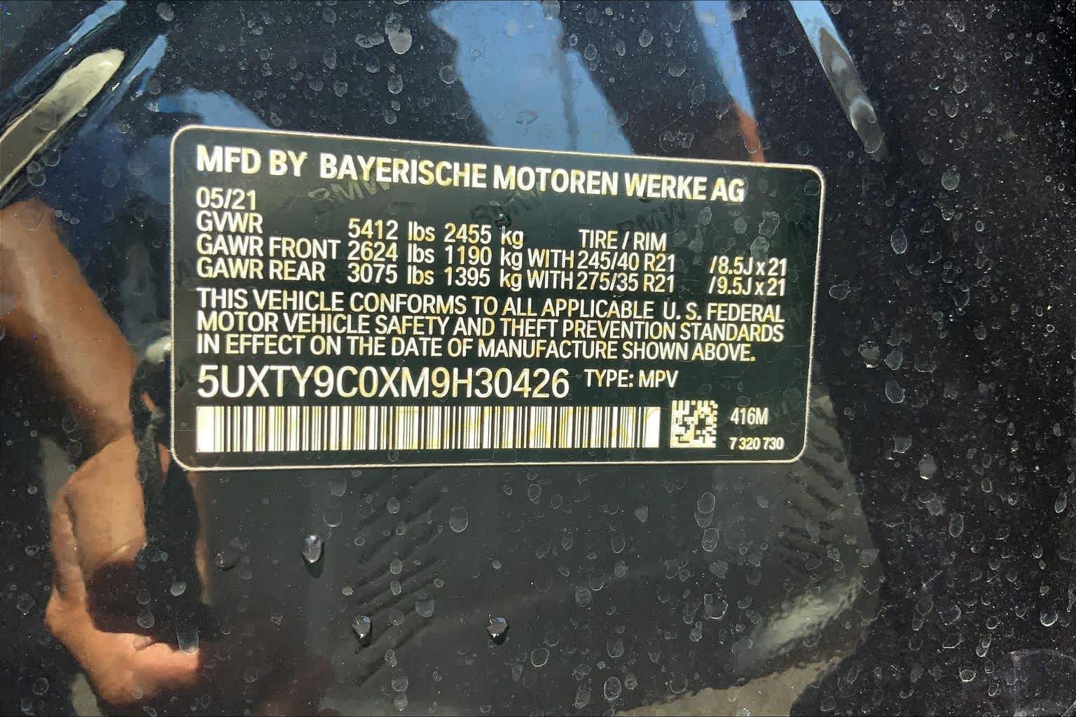 Used 2021 BMW X3 M40i w/ Executive Package AWD/4WD image 20
