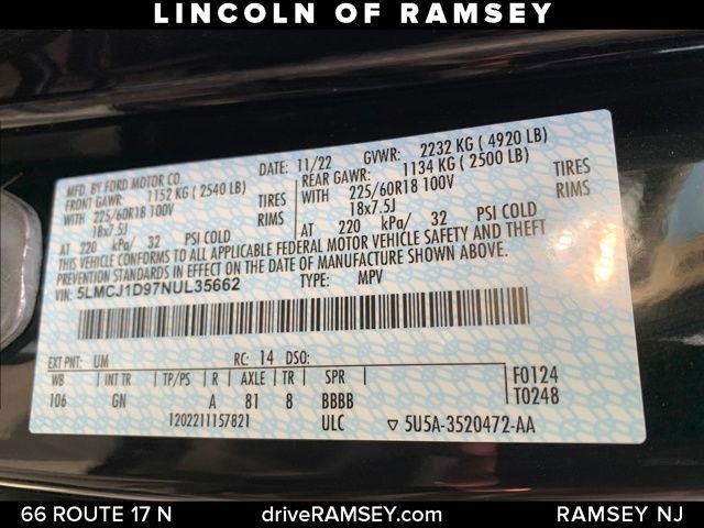 Used 2022 Lincoln Corsair AWD w/ Equipment Group 101A image 29