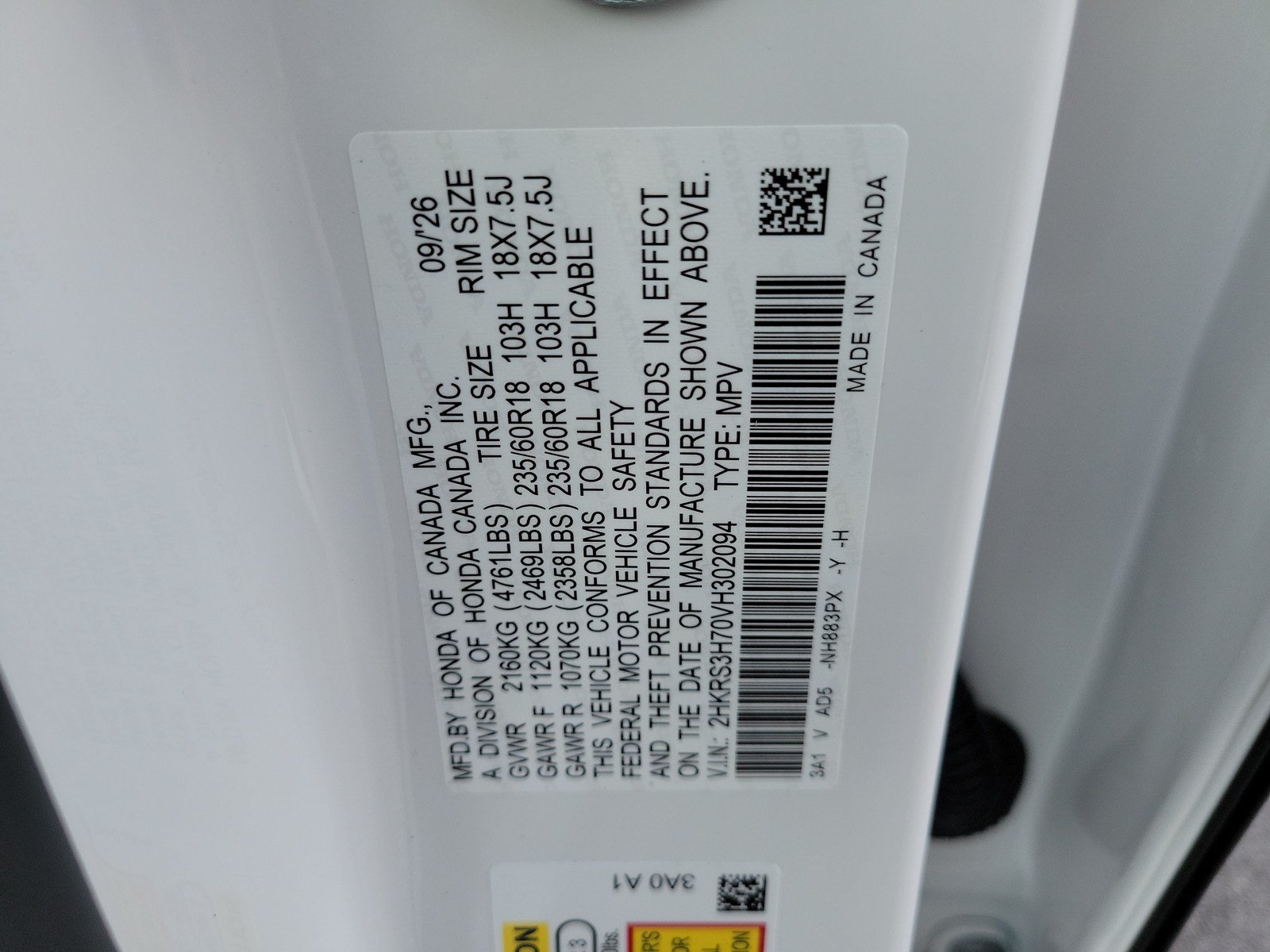 New 2027 Honda CR-V EX-L image 33