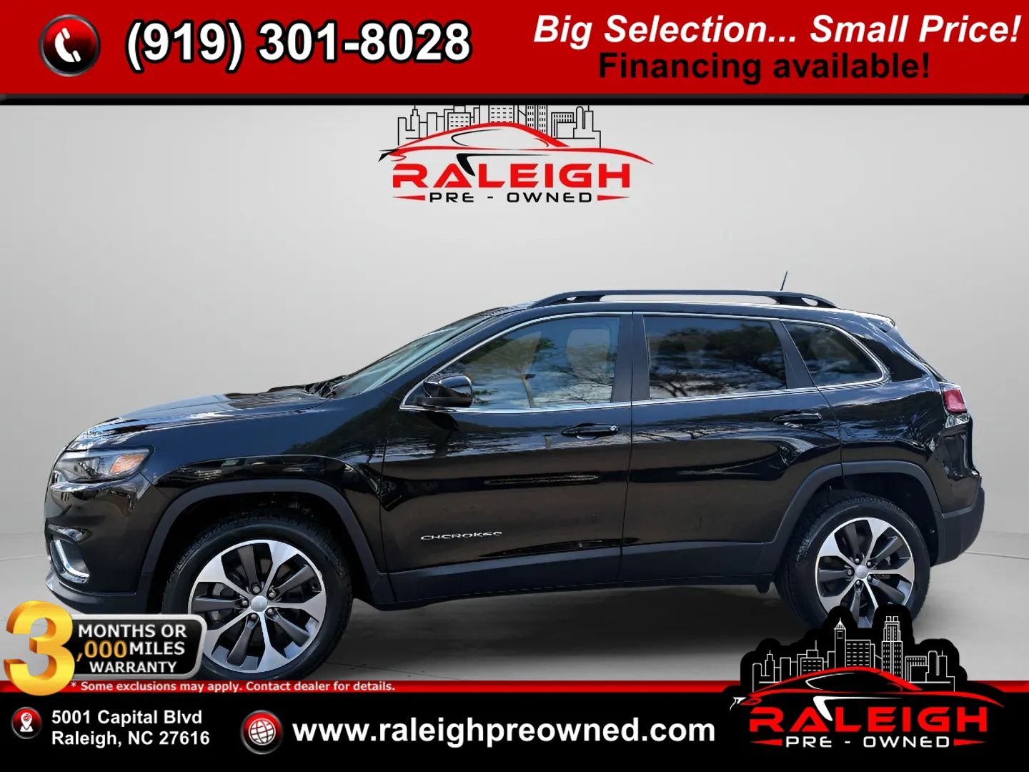 Used 2022 Jeep Cherokee Limited w/ Elite Package AWD/4WD image 1