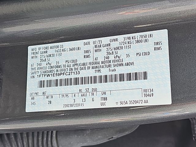 Used 2023 Ford F150 Lariat w/ Equipment Group 502A High AWD/4WD image 36