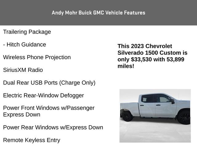 Used 2023 Chevrolet Silverado 1500 Custom AWD/4WD image 15