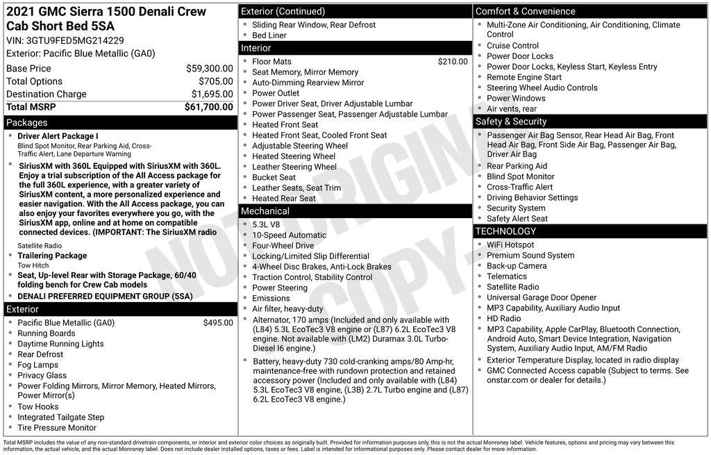 Used 2021 GMC Sierra 1500 Denali AWD/4WD image 4