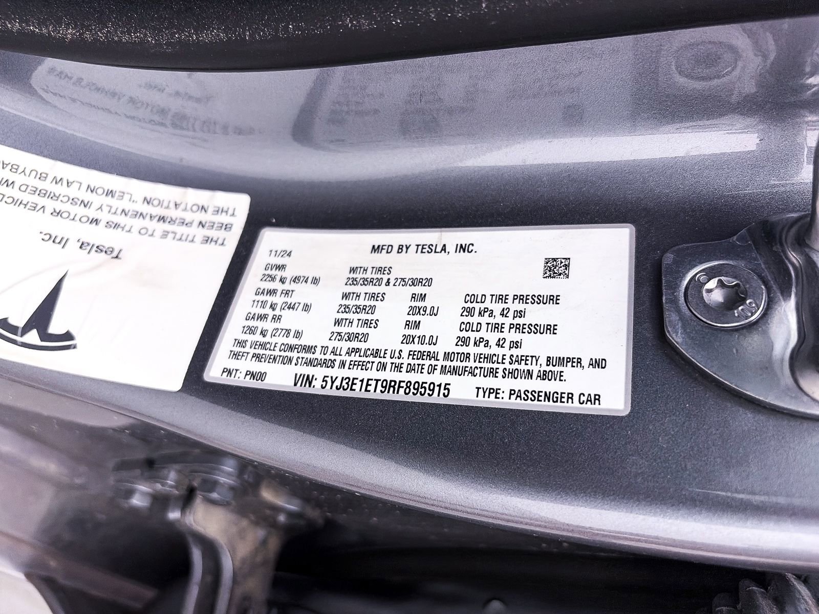 Used 2024 Tesla Model 3 Performance image 34