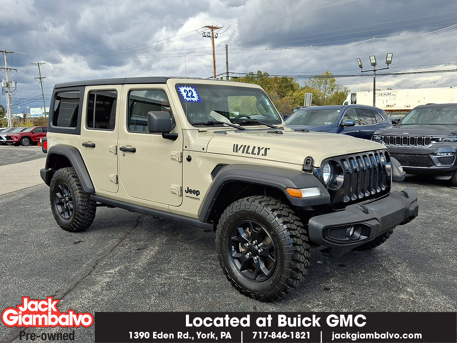 Used 2022 Jeep Wrangler Unlimited Sport image 1