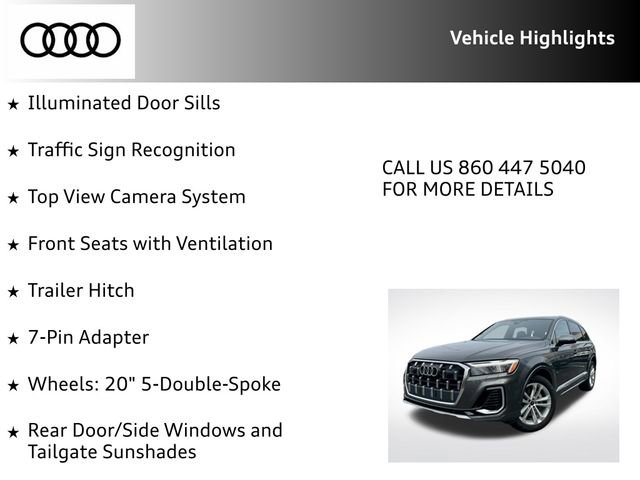 Certified 2025 Audi Q7 3.0T Premium Plus w/ Premium Plus Package AWD/4WD image 38