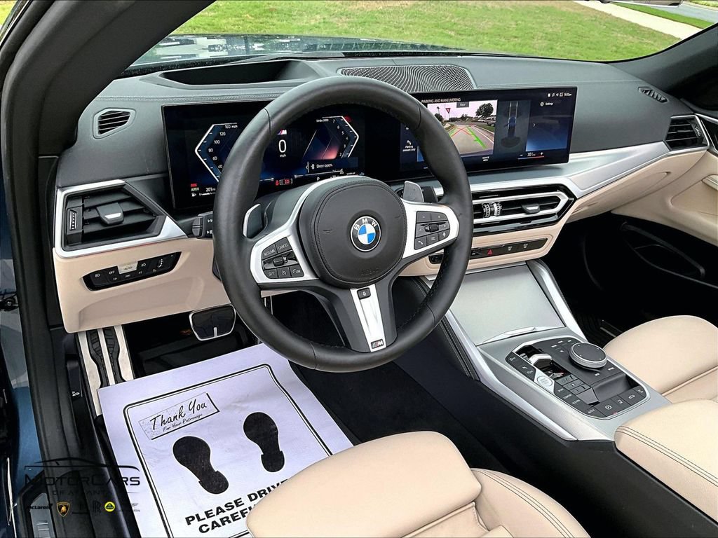 Used 2024 BMW 430i Convertible w/ M Sport Package RWD image 12