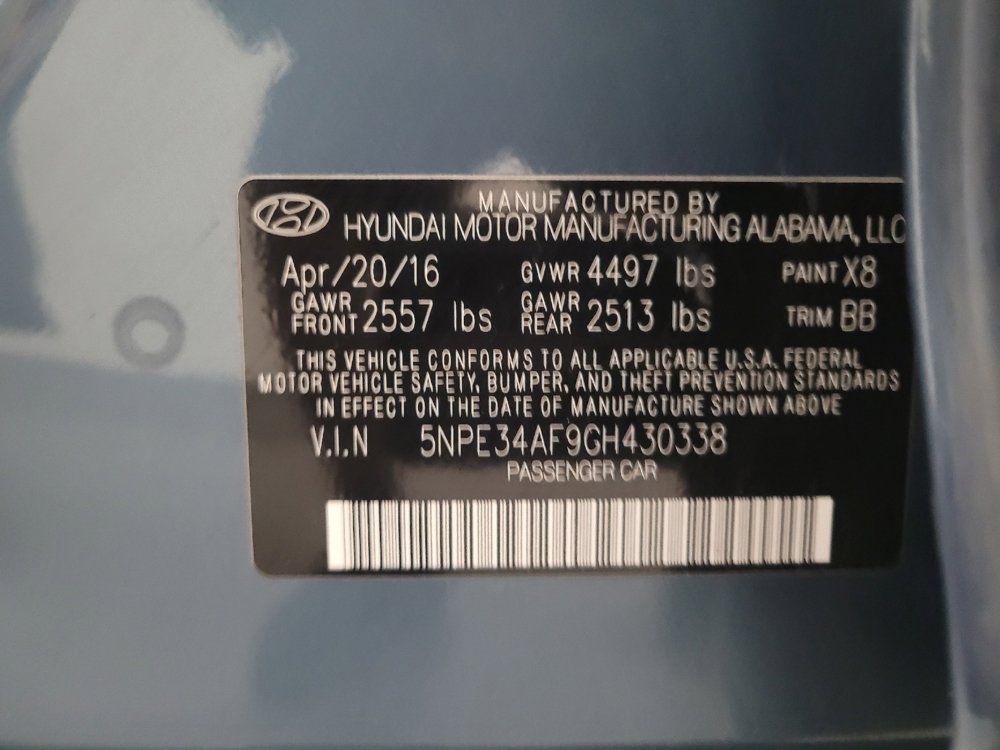 Used 2016 Hyundai Sonata Limited w/ Option Group 05 FWD image 33
