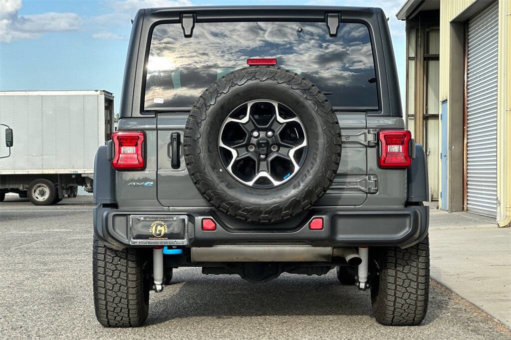 Used 2022 Jeep Wrangler Unlimited Rubicon 4xe w/ Cold Weather Group image 5