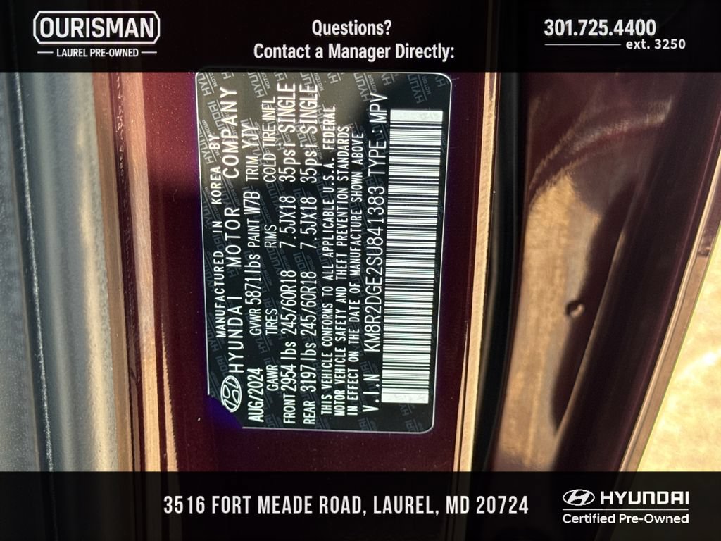 Certified 2025 Hyundai Palisade SEL AWD/4WD image 29