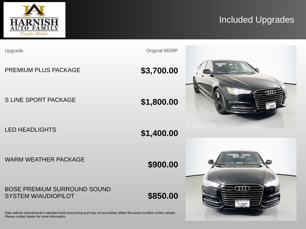 Used 2016 Audi A6 2.0T Premium Plus w/ Premium Plus Package AWD/4WD image 4